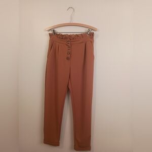 Derek Heart- Rich Caramel Trousers- Size M